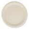 Boardwalk Bagasse PFAS-Free Dinnerware, Plate, 10 in. dia, White, 500PK PL-10BW-NPFA - alternate 4